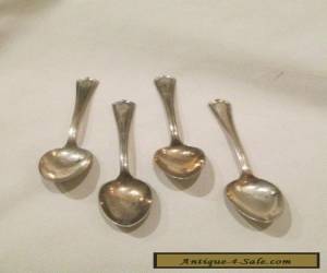 Item ANtique Silver Plated Set of 4 Demitasse Spoons for Sale