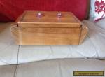 Art Deco Wooden Music/ Cigarette Box (Thorens Switzerland) for Sale