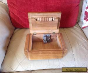 Item Art Deco Wooden Music/ Cigarette Box (Thorens Switzerland) for Sale