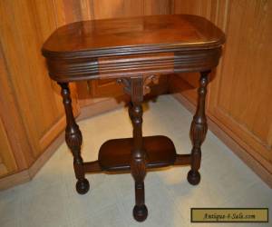 Item Antique wood Walnut Empire style end side Parlor table for Sale