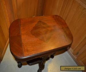 Item Antique wood Walnut Empire style end side Parlor table for Sale