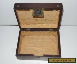 Item ANTIQUE MAHOGANY INLAID MOP BOX FOR RESTORATION for Sale