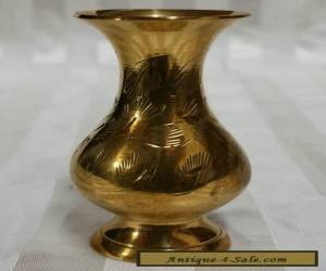 Item VINTAGE ANTIQUE "MINIATURE VASE" SOLID BRASS 7.7cm for Sale