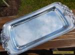 Vintage Wallace Baroque Silverplate Tray Serving Platter- Absolutely Gorgeous! for Sale