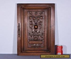 Item French Antique Deeply Carved Panel/ Door Solid Walnut Wood for Sale