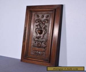 Item French Antique Deeply Carved Panel/ Door Solid Walnut Wood for Sale