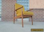 Mid Century Danish Modern Lounge Chair with Cushions for Sale
