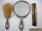 Vintage Gorham Sterling Silver Vanity Dresser Set Mirror Brush Comb for Sale
