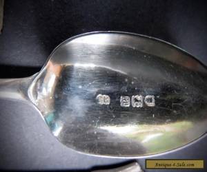 Item Antique Sterling Silver Spoons Hallmarked London 1896 for Sale