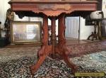 1870's Spectacular Victorian Carved Burl Wood Exceptional Antique Table Base for Sale