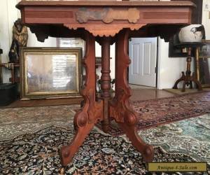 Item 1870's Spectacular Victorian Carved Burl Wood Exceptional Antique Table Base for Sale