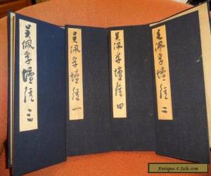 Item 4 Very Famous Chinese Antique Scroll Books in Case *VERY RARE* for Sale