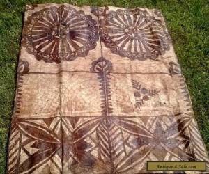 Item Stunning Old TAPA CLOTH Siapo SAMOA 1960s  for Sale