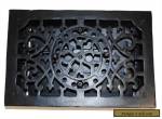 RECTANGULAR Cast Iron Floor Register Heat Grate antique REPLICA louvered for Sale