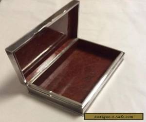 Item Antique Rare Thai Sterling Silver Nielloware Jewelry box w/Presentation Box for Sale