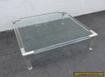 Mid-Century Modern Lucite and Glass-Top Coffee Table 7751 for Sale