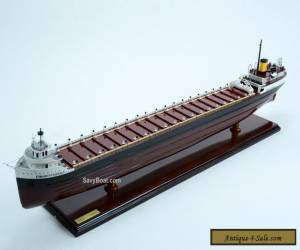 Item SS Edmund Fitzgerald American Great Lakes freighter 40" -  Wooden Ship Model  for Sale