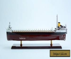 Item SS Edmund Fitzgerald American Great Lakes freighter 40" -  Wooden Ship Model  for Sale