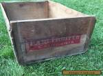 Antique Wood Crate Earl Fruit Wooden Farm Box for Sale