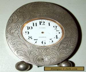 Item Antique French Sterling Silver 8 Day Clock - 1912 American Yacht Club Rascal III for Sale