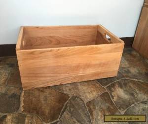 Item Large Wooden Crate Reclaimed Wood Box for Sale