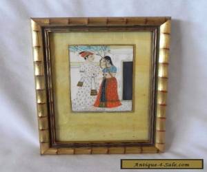 Item Vintage HINDU INDIAN FRAMED ART for Sale