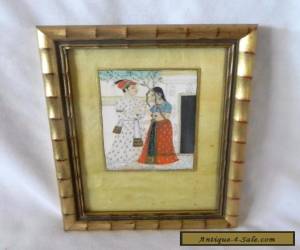 Item Vintage HINDU INDIAN FRAMED ART for Sale