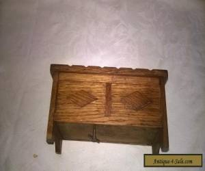 Item VINTAGE 1930'S/40S OAK OPENING CHEST DESIGN MUSICAL BOX  for Sale