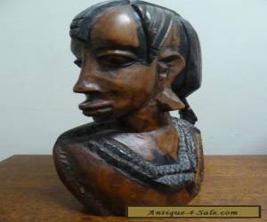 Item vintage African abstract Bust of Woman  for Sale