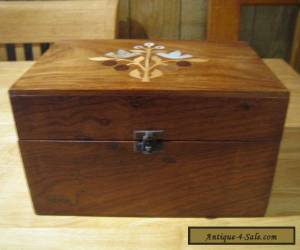 Item BEAUTIFUL  LARGE  INLAID  WOODEN JEWELL / TRINKET BOX IN  VERY  GOOD CONDITION for Sale