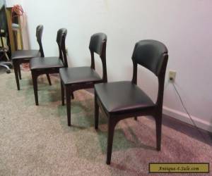 Item SET OF 4 MID CENTURY DANISH MODERN  WALNUT VOLTHER STYLE DINING CHAIRS for Sale