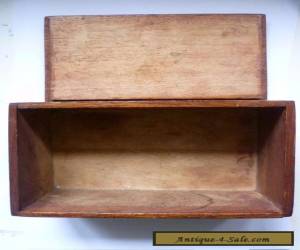 Item A small, vintage handmade wooden box for Sale