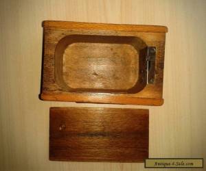 Item Charming Vintage Wooden Money Box. for Sale