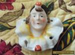 Porcelain Half Doll Head VTG Antique Germany Art Deco Nouveau for Sale