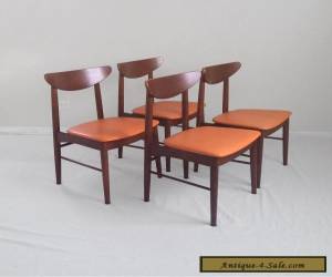Item 4 DANISH modern mid century walnut side chairs Stanley Furniture 60s mod mcm vtg for Sale