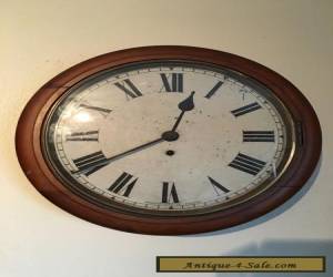 Item ANTIQUE ENGLISH SCHOOL / RAILWAY CLOCK Circa 1900 for Sale