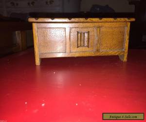 Item  VINTAGE OAK MUSICAL JEWELRY BOX  for Sale