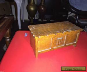 Item  VINTAGE OAK MUSICAL JEWELRY BOX  for Sale