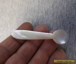 Item Antique Mother of Pearl Opium spoon for Sale