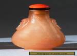 Antique Estate Chinese carnelian agate snuff bottle 19th Century for Sale