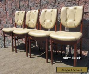 Item Vintage 1973  Mid Century Danish Modern Dining Table Chairs ~ Rosewood Teak? for Sale