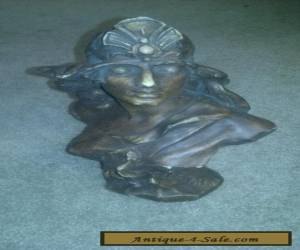 Item Vintage  Cleopatre / Cleopatra bust art deco unsigned  for Sale