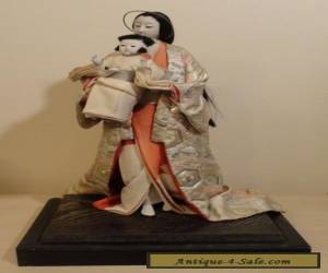 Item Large Antique Japanese Gofun Mother and Child 18 Inch Doll  NO RESERVE for Sale