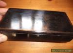  Antique ebonised  wooden box   for Sale