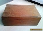 Vintage Wooden Box, Dove Tail Joints. for Sale