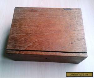 Item Vintage Wooden Box, Dove Tail Joints. for Sale