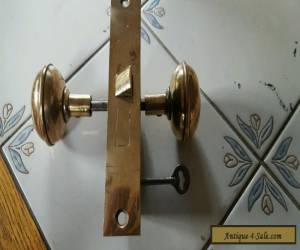 Item Antique mortise lock  (working skelton key ) for Sale