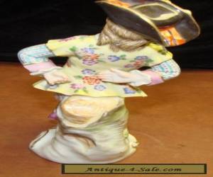 Item Antique Meissen Porcelain Figurine 5" COLORFUL DANCING YOUNGSTER EXCELLENT  for Sale