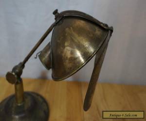 Item LYHNE ARTICULATING INDUSTRIAL AGE TABLE LAMP CIRCA 1911 MACHINIST for Sale