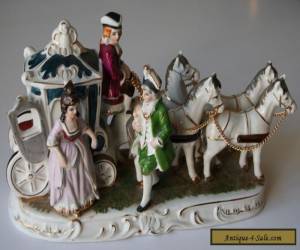 Item   Vintage Horse and Carriage with figures for Sale